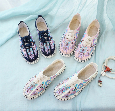 手工平底老北京布鞋朴芈