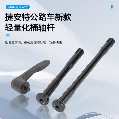 giant捷安特前后轮桶轴杆自行车