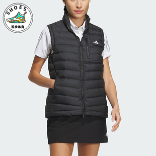 冬新款 女士上衣立领保暖羽绒马甲外套HZ6035 阿迪达斯正品 Adidas