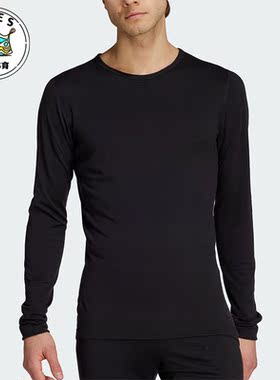 Adidas/阿迪达斯正品户外男士舒适保暖运动长袖打底T恤HZ8563