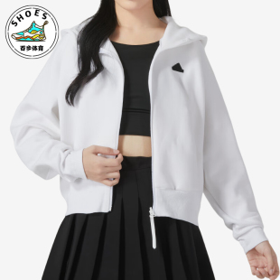 新款 2023冬季 女子连帽运动卫衣IN5123 阿迪达斯正品 Adidas