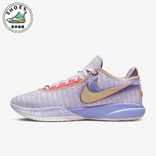 500 Nike LeBron 篮球鞋 DJ5423 Frost男士 耐克正品 Violet