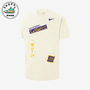 Nike/耐克正品新款洛杉矶湖人队男士运动短袖T恤FV9274-901