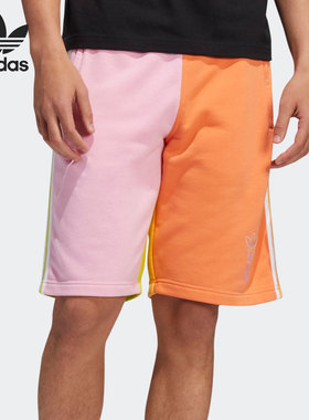 Adidas/阿迪达斯正品三叶草男装Love Unites男子休闲短裤H43975