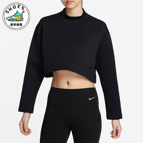 Nike/耐克正品春季女士宽松短款休闲运动长袖卫衣FN2793-010