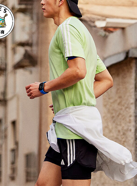Adidas/阿迪达斯正品OTR E 3S TEE男士跑步运动圆领T恤IQ3833