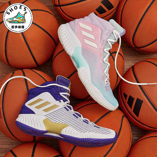 Adidas/阿迪达斯正品PRO BOUNCE 2018男女运动篮球鞋IG4495