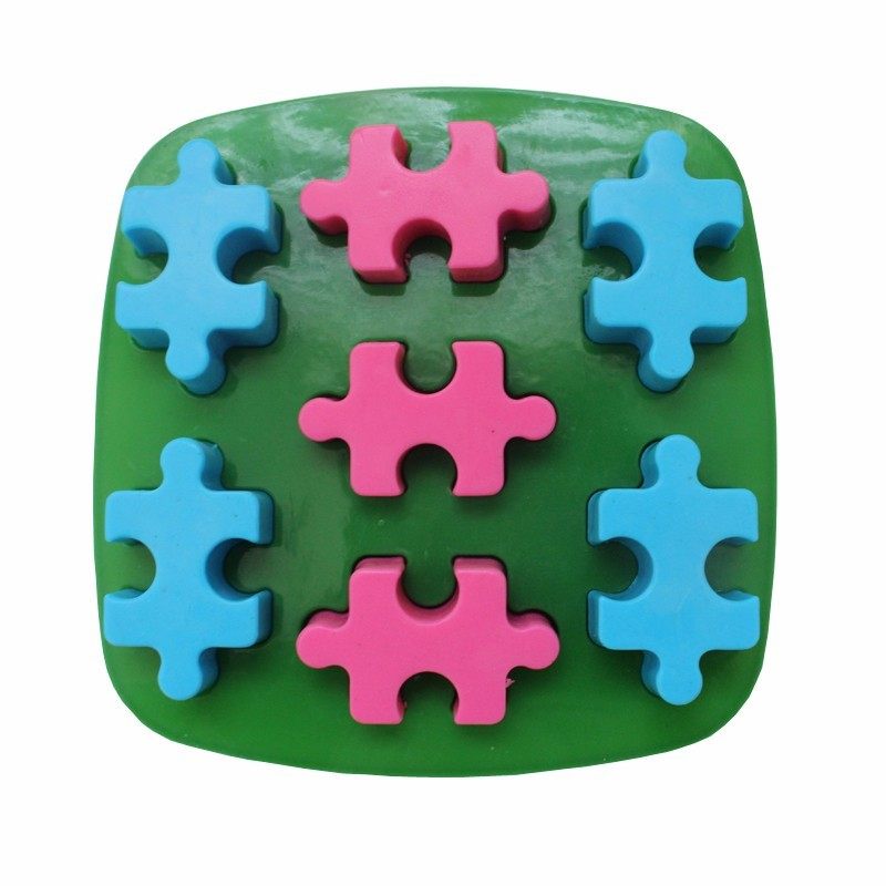 7连儿童趣味拼图巧克力蛋糕饼干烤箱制冰块滴胶石膏水泥硅胶模具,厨房/烹饪用具,烘焙模具,淘宝优惠券,粉丝福利购,淘宝优惠卷