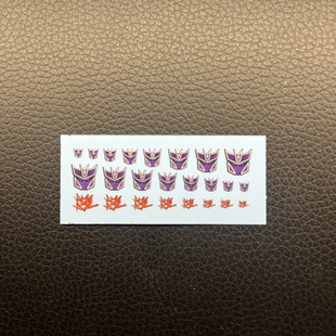 DIY变形玩具美化贴纸 适用变8电影SS系列SS114起源老威细节水贴