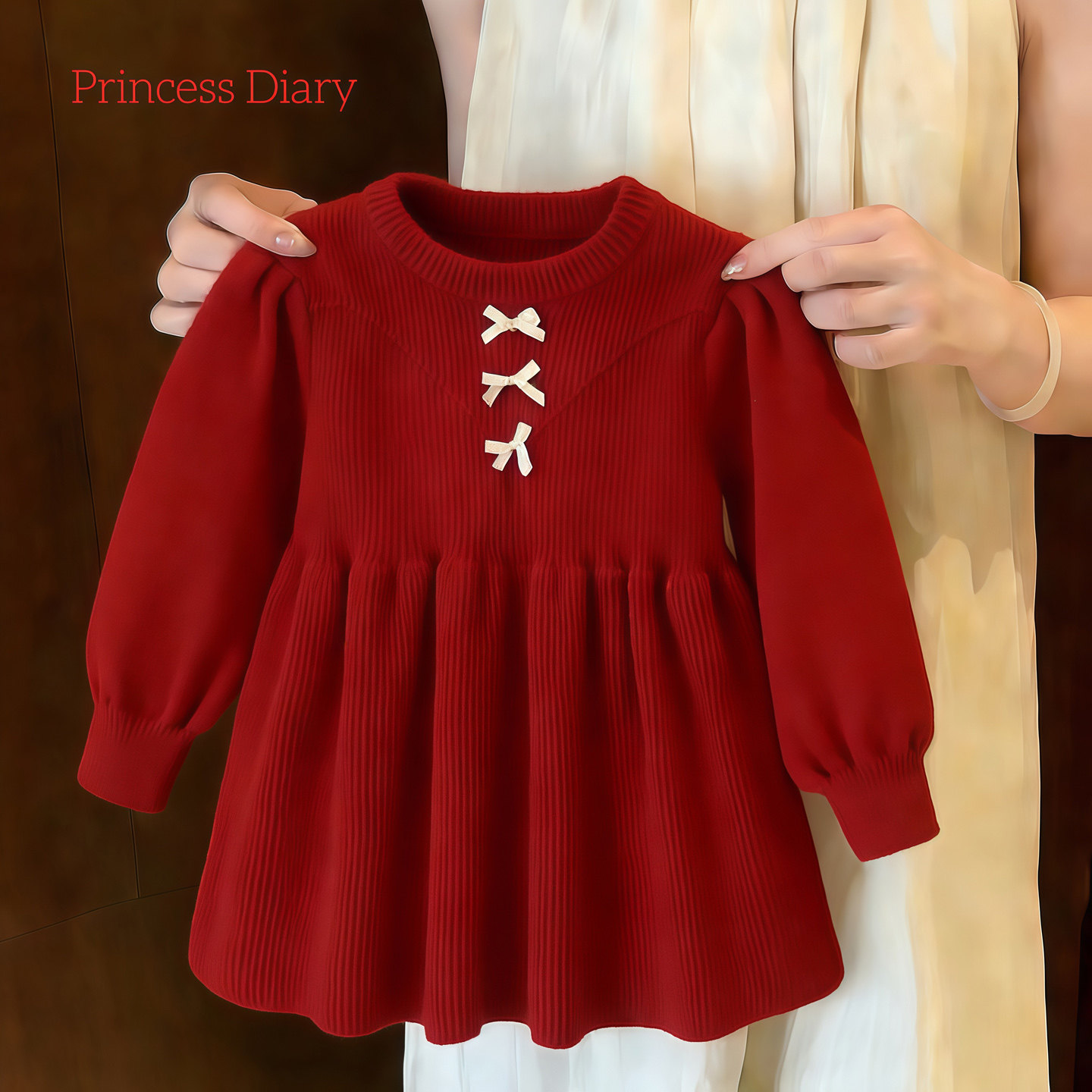女童毛衣裙秋冬季打底连衣裙针织红色裙子洋气儿童喜庆新年拜年服,童装/婴儿装/亲子装,连衣裙,淘宝优惠券,粉丝福利购,淘宝优惠卷