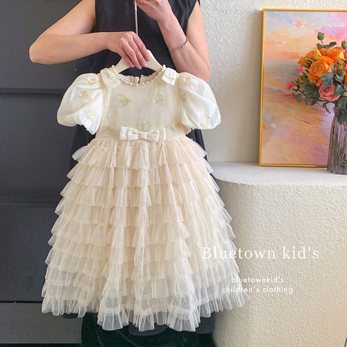 女童蛋糕裙网纱裙超仙生日礼服裙