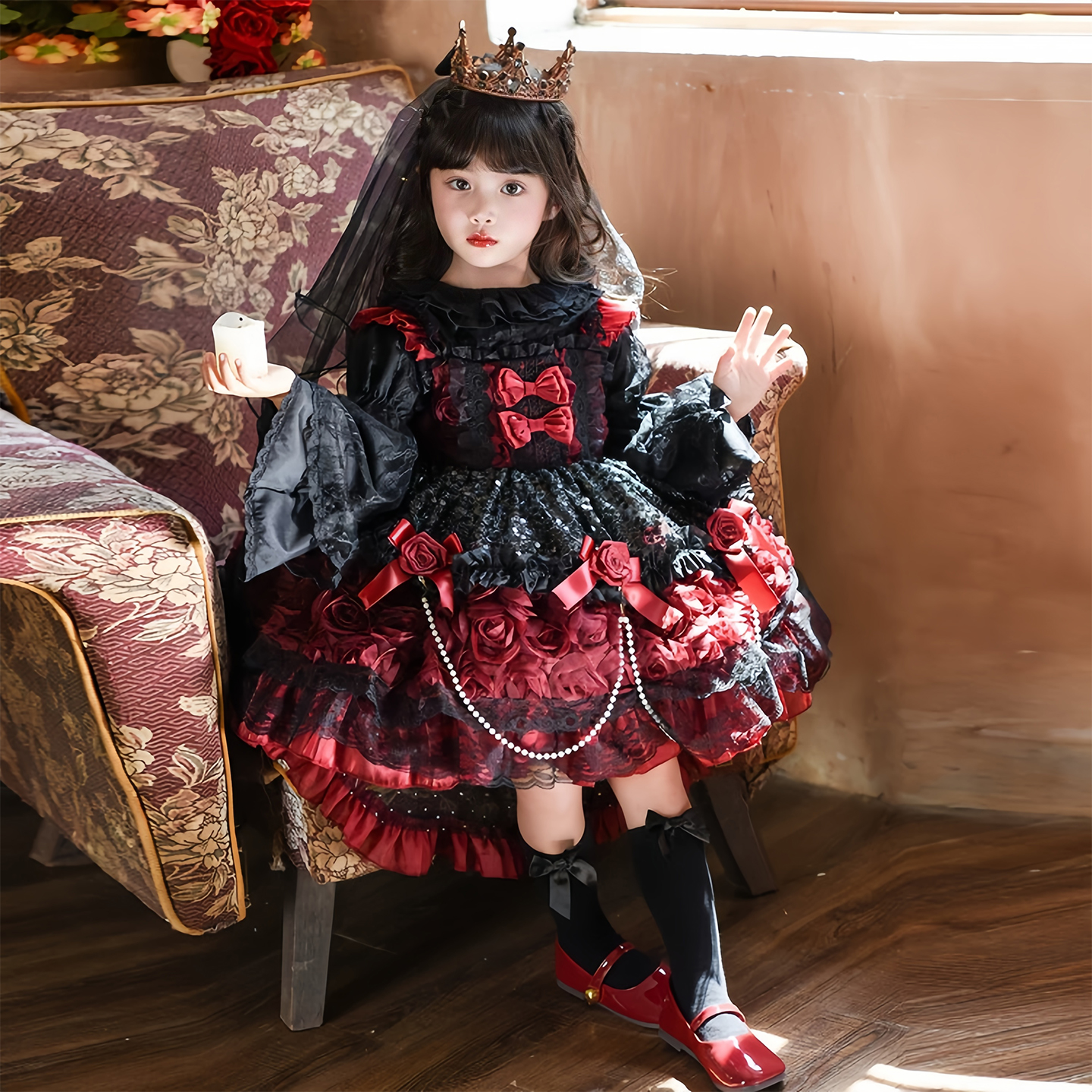 女童洛丽塔公主裙万圣节cos服