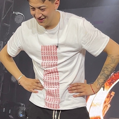 CashTrippy脆皮巡演周边I FEEL LIKE TRIPPY说唱嘻哈短袖落肩T恤