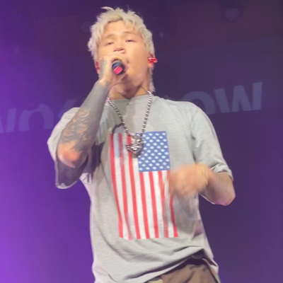 24SS罗言巡演周边同款美式嘻哈街头男女同款半截袖国潮宽松T恤