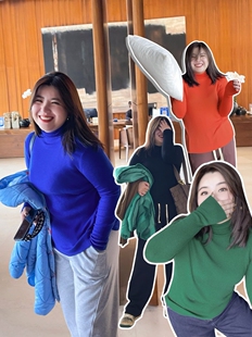 新款 针织打底衫 大码 毛衣女胖mm高领针织衫 200斤 女装 木子理想冬季