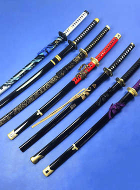 影视刀剑cosplay道具杀死比尔对马岛战国木太刀武士刃武器未开刃