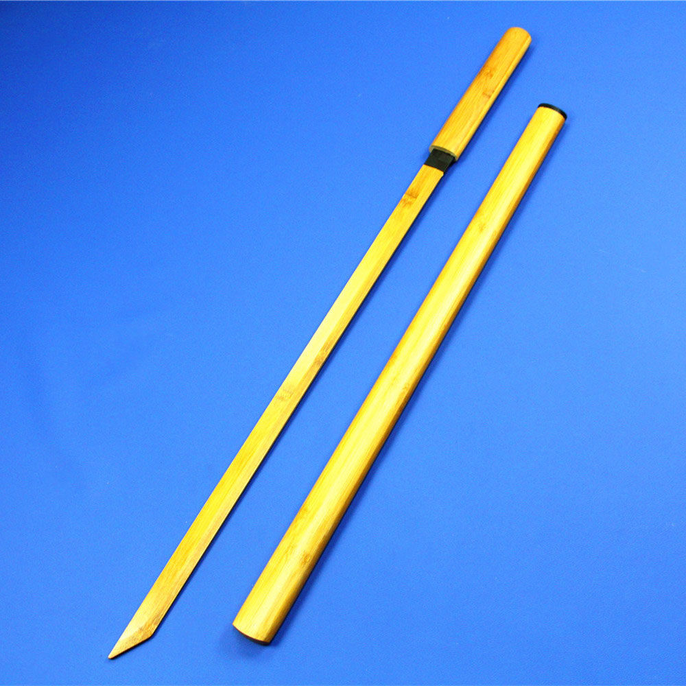 竹质刀剑cosplay道具武器日本动漫海贼王大将一笑木刀原色未开刃