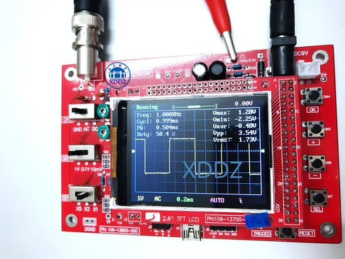 Электронный обучающий портативный осциллограф, «сделай сам»
