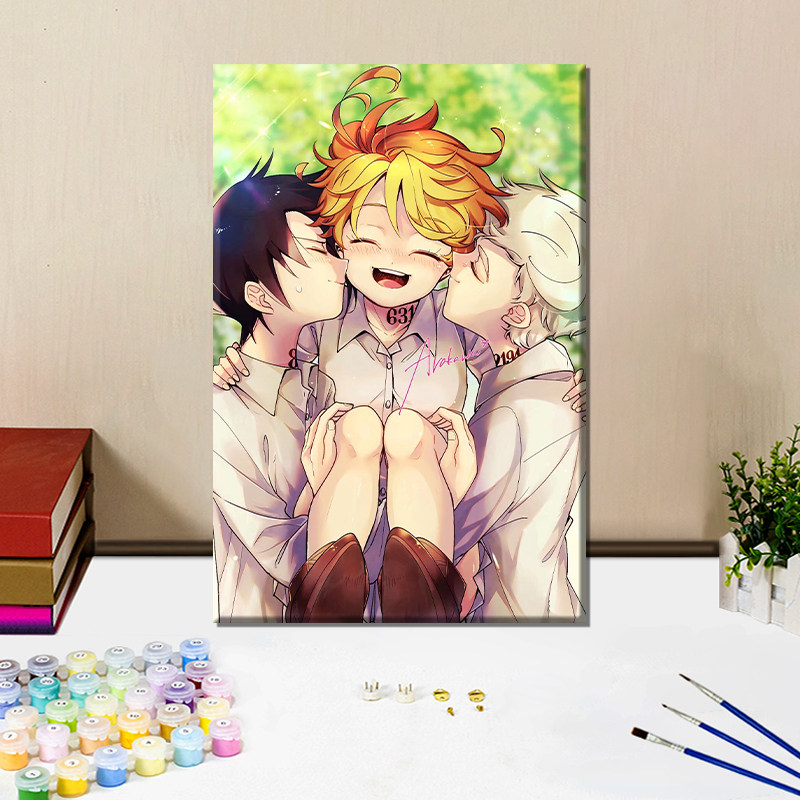 约定的梦幻岛油彩画diy数字油画