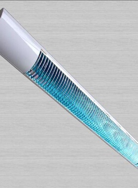 圆角长条天花灯ledT5T8吸顶式应急灯盘led格栅灯60040W防爆日光灯