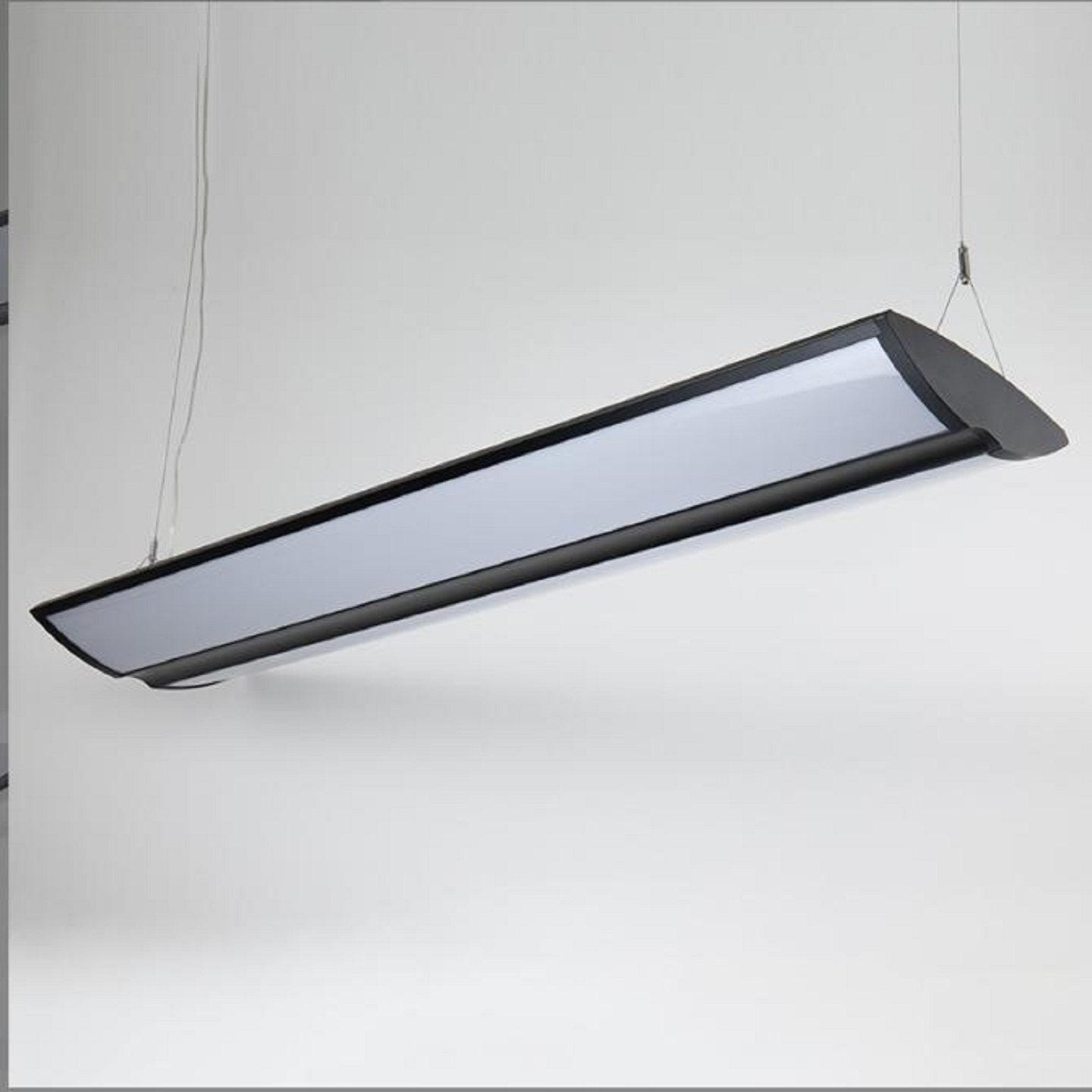 办公室日光灯架带罩t8t5led灯盘1200天花灯28w面板灯明装荧光灯具