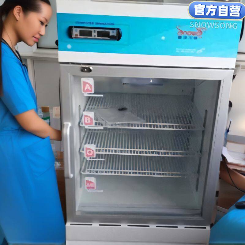 傲雪恒温恒湿监控gsp疫苗冰箱血液药品冷藏柜138升试剂箱直营精品