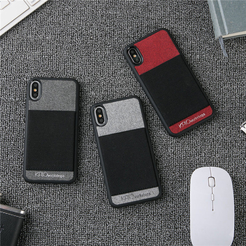 KASO原创日本潮牌松紧带插卡防摔iPhoneX XS Max XR便携11手机壳8