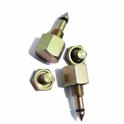 挖掘机破碎锤蓄能器顶针53/68/100/140炮头配件高压包堵头阀针