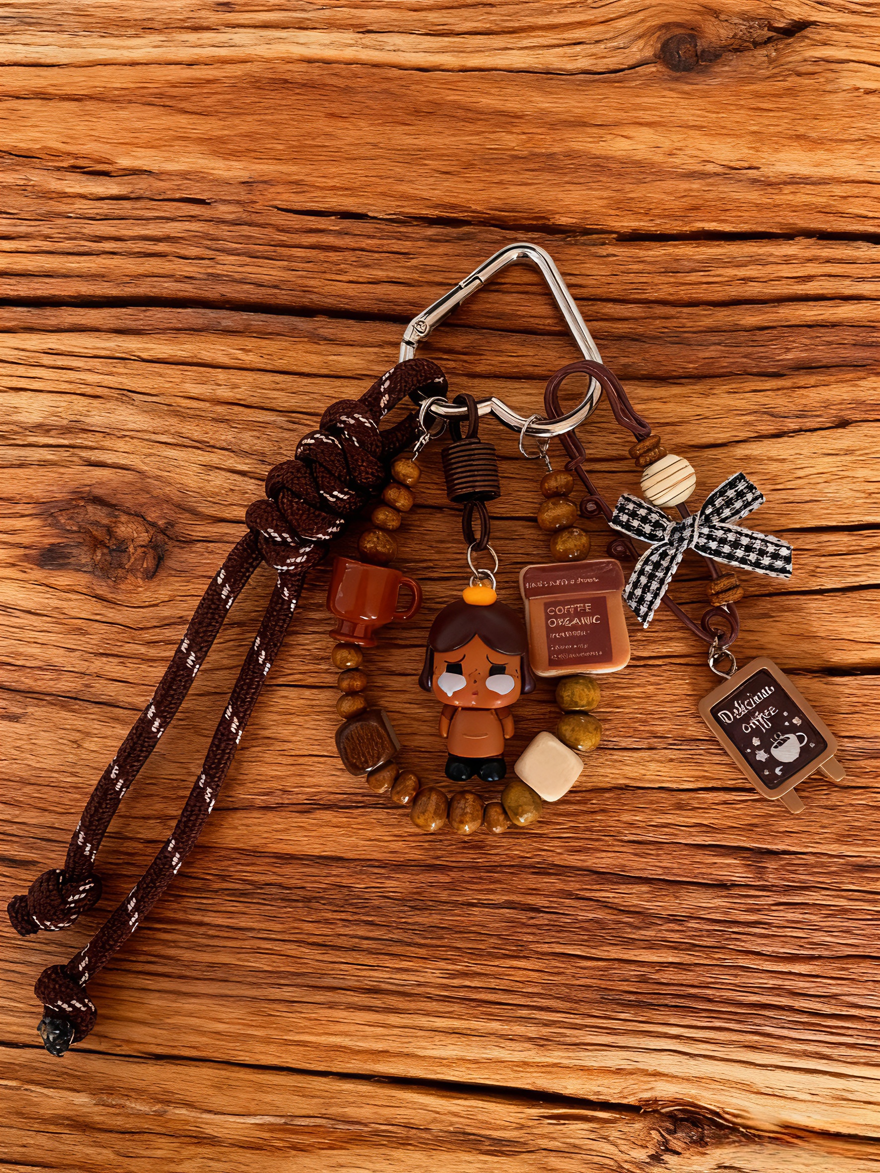 泡泡玛特咖啡工厂系列包挂小包包挂件书包挂绳