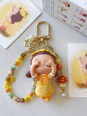 泡泡玛特nyota四季时序治愈系包挂，火热来袭