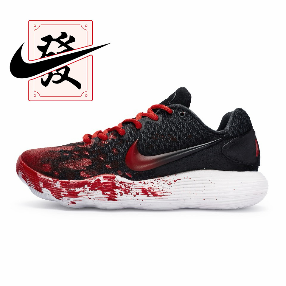 球鞋Nike定制漏墨潮流哥特风低帮