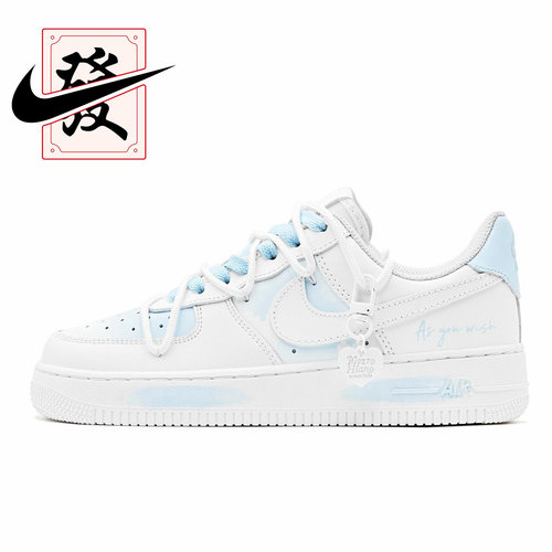 【定制球鞋】欣亮体育 Air Force 1 空军一号 心语心愿 男女同款