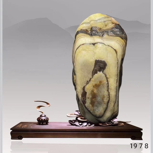 黄河奇石黄河石长江石日月人物风景风水文字石画面石手把件摆件