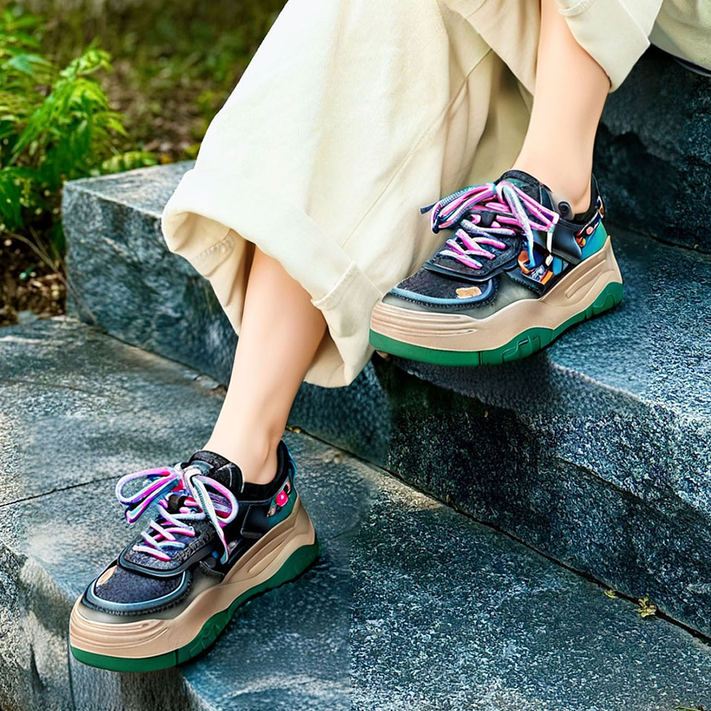 原创手工头层牛皮时尚个性休闲鞋