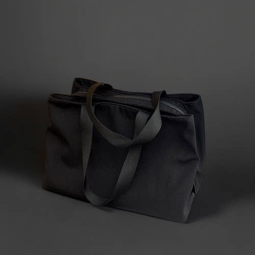 新款单肩大包尼龙布通勤托特包女大容量多隔层电脑包妈咪包潮