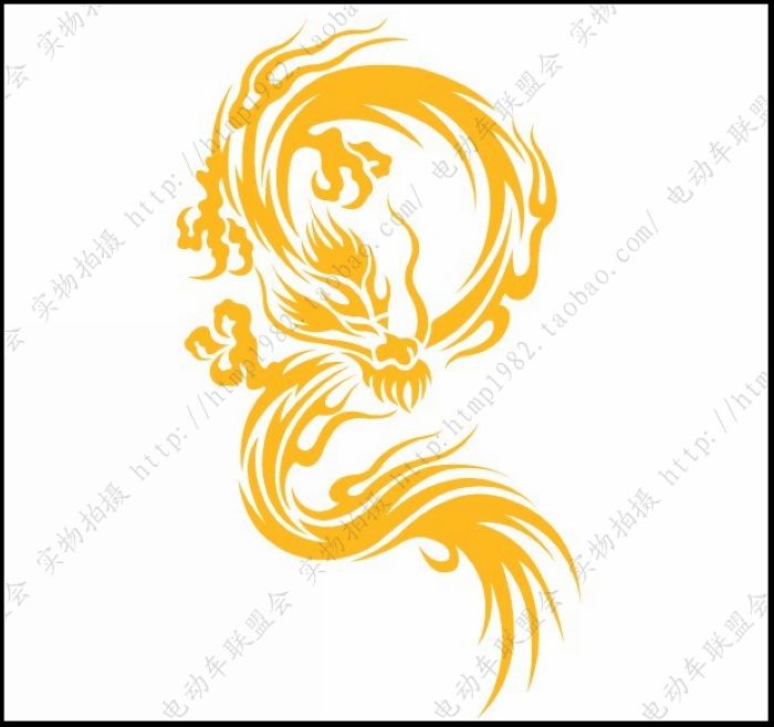 摩托车个性车贴巧格贴花反光贴