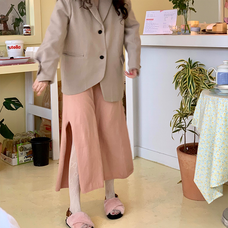 199.00元包邮virgins针织吊带连衣裙秋冬长款小个子宽松大码mm胖针包臀开叉