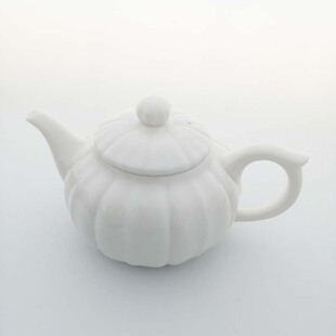 德化白瓷茶具精美手工陶瓷客厅盖碗纯色茶壶茶海公道杯现代中式
