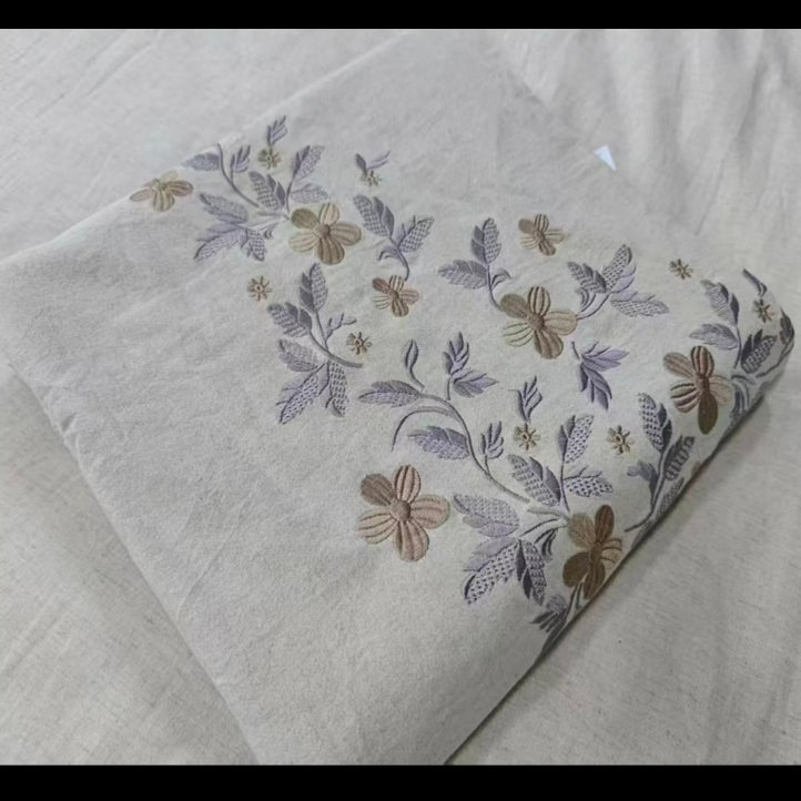 【刺绣汉麻床单】100%汉麻毯 240&times;250cm 加厚床单