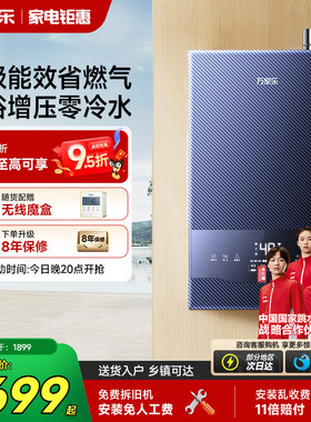 万家乐节能王1级能效静音零冷水燃气热水器家用恒温天然气16升RL7