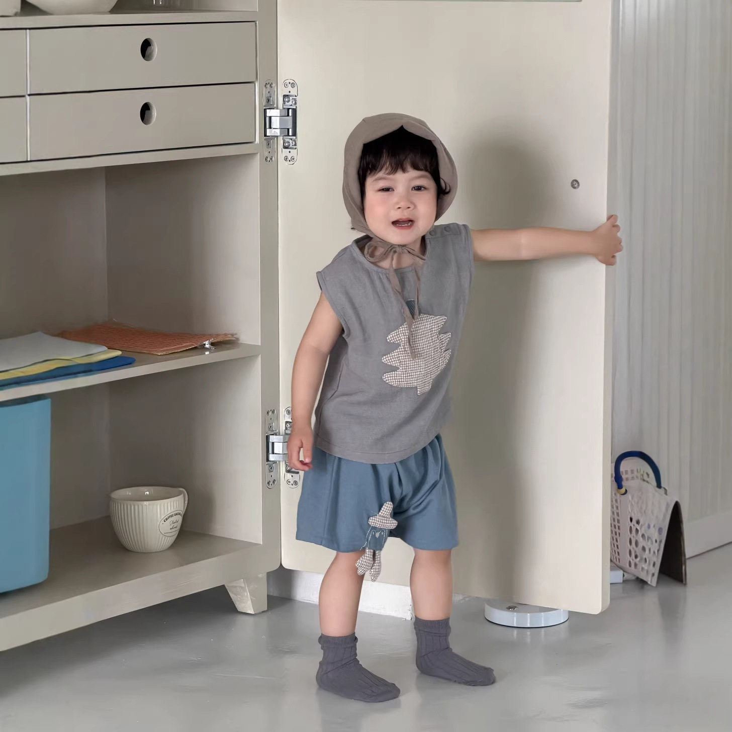 儿童服装夏季薄2026新品韩版童装宝宝夏装男童T恤衫牛仔短裤套装