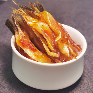 酱烤三文鱼鳍3斤海鲜干货商用香酥鱼鳍冷盘菜餐饮食材味道已腌制