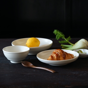 芥野 餐具套装家用高颜值哑光碗盘景德镇一人食精致特别漂亮的碗