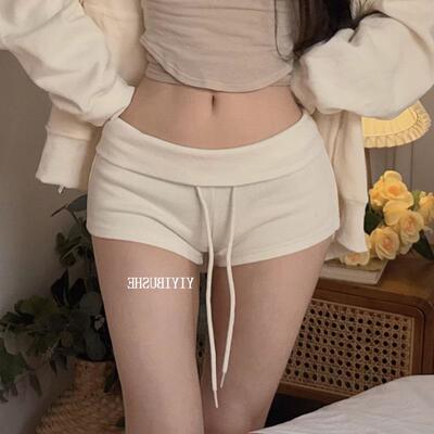 51STUDIO自制 自留 LJ539辣妹专属~性感显瘦显腿长低腰休闲短裤ke