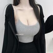 51STUDIO自制 MS525自留人手一件 性感显身材带胸垫吊带背心se