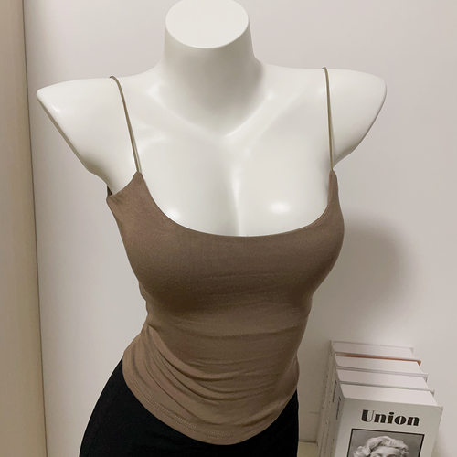 吊带百搭2023新款纯欲