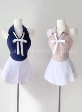 现货 51STUDIO自制 可爱又性感紧身无袖背心不含领结（4色）