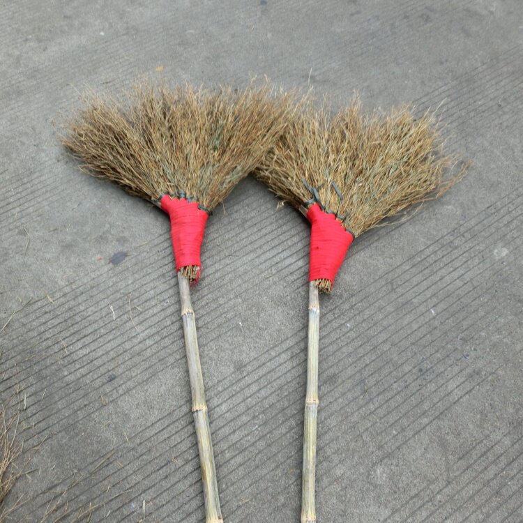 加大竹扫把手工扫把大笤把环卫马路扫竹丝扫庭院工厂养殖场专用掃