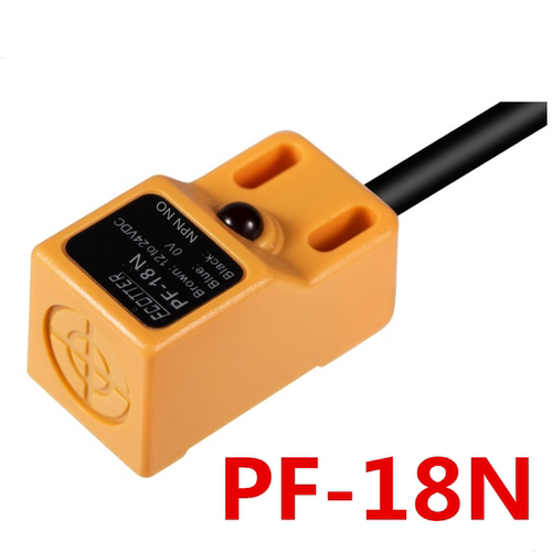 原装全新ECOTTER方型接近开关PF-18N三线NPN常开24V正品质量保证