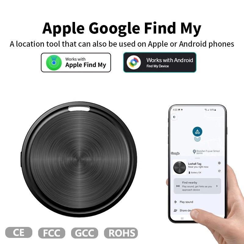安卓IOS双系统全球定位器查找钥匙行李箱追踪器android防丢器